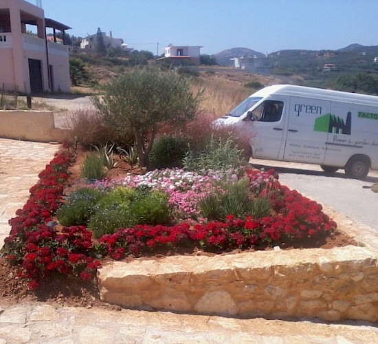 Χανιά Κατασκευή Κήπων Μελέτη Επίβλεψη Συντήρηση Διακόσμηση